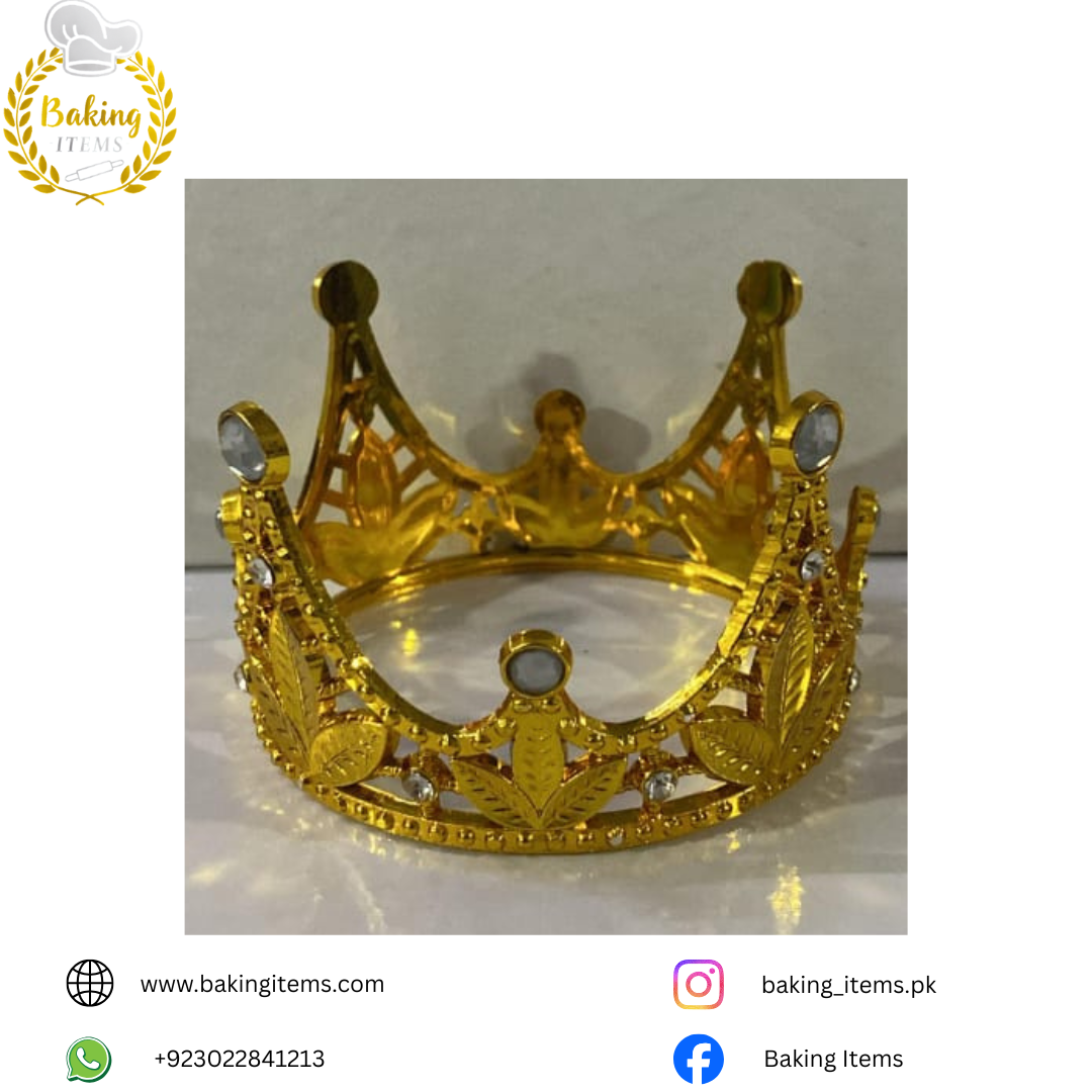 Golden Crown – Royal Cake Topper