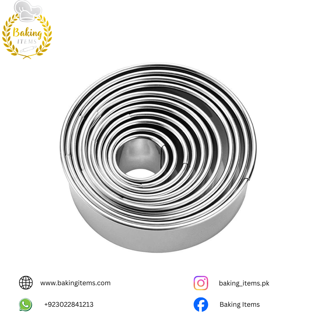 11 Pcs Round Cutter Set