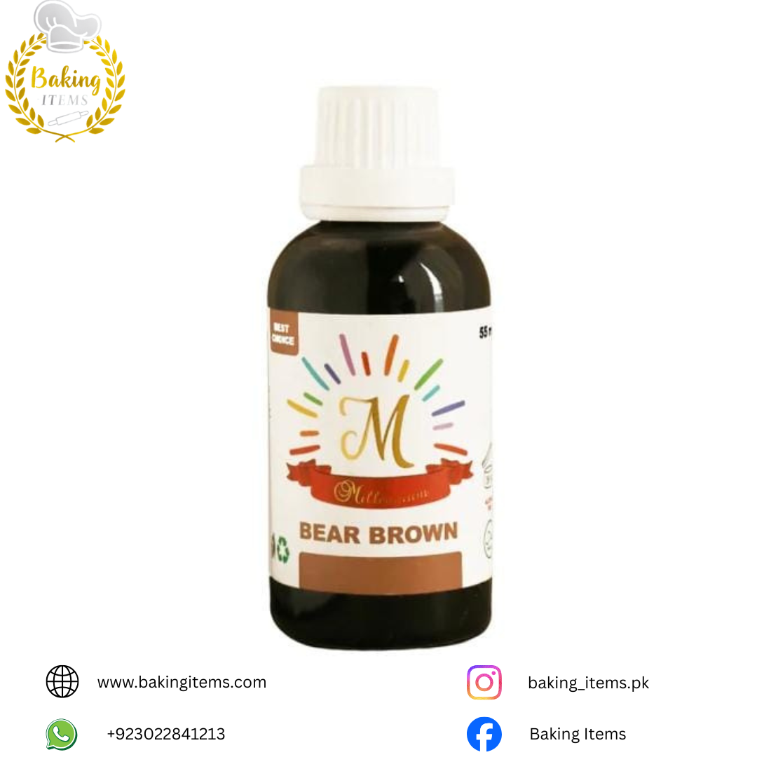 Millennium Liquid Food Color – Bear Brown