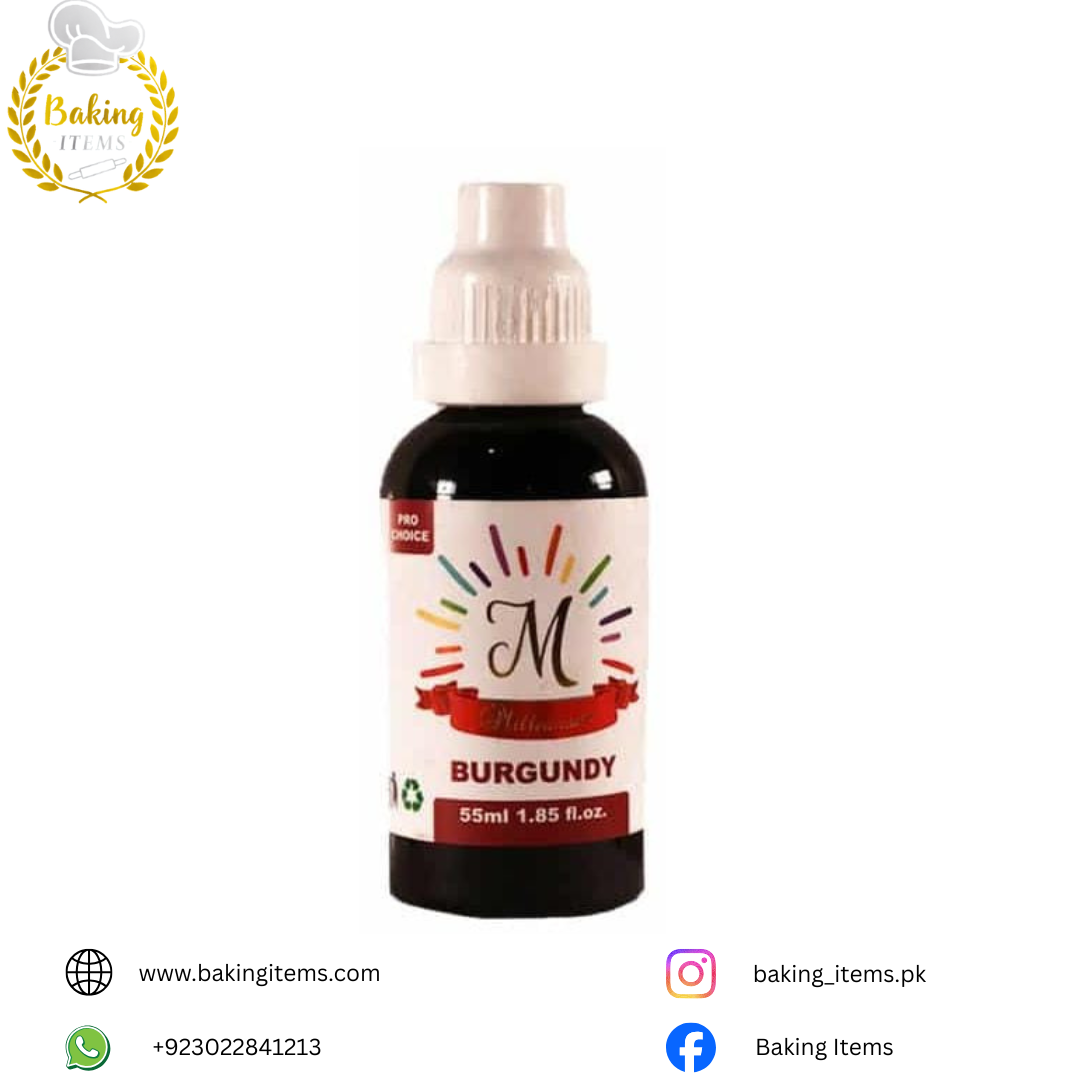 Millennium Liquid Food Color – Burgundy