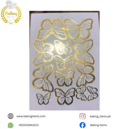 13 Pcs White Butterfly – Cake Decoration