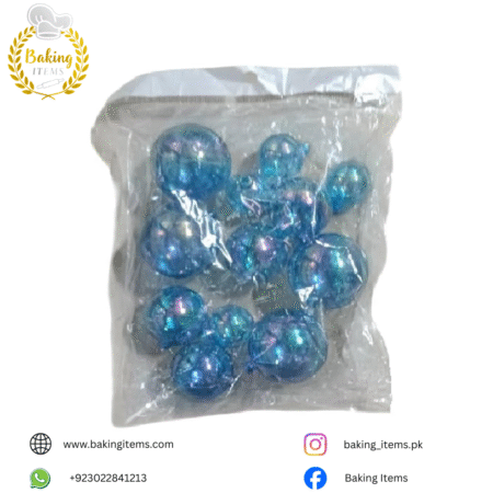 Blue Transparent Faux Balls