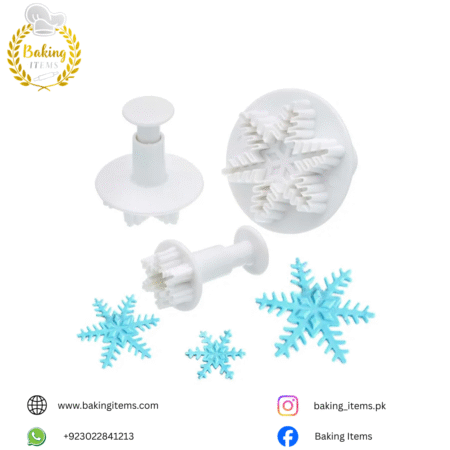 Snowflake Plunger 3 Pcs Set