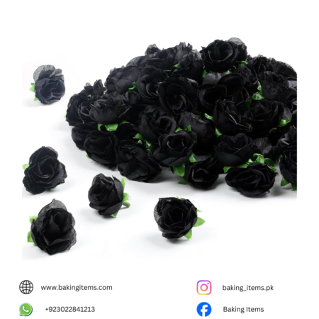 Mini Black Fomic Flowers – Pack of 12 Flowers