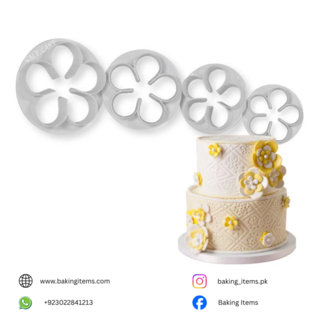 Petal Flower Cutter – 4 Pcs Set