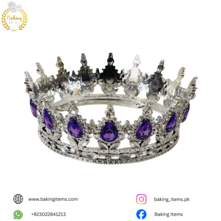 Silver Cake Crown