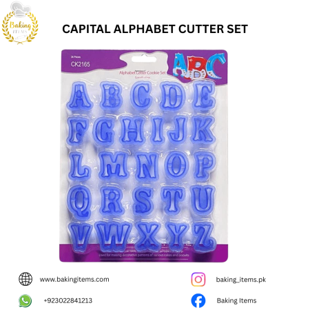 Capital Alphabet Cutter Set