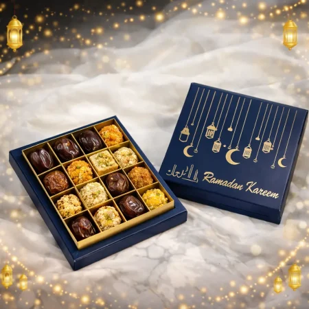 12 Cavity Blue Date Box