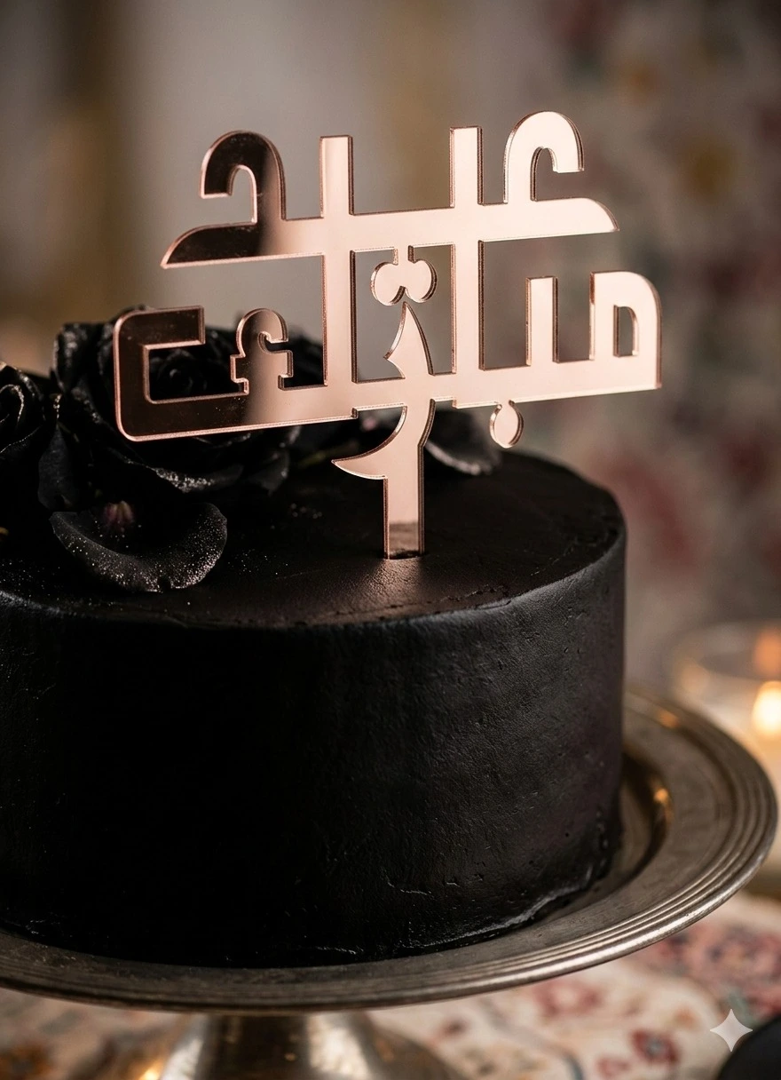 Eid Mubarak Cake Topper
