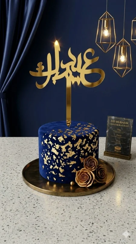 Eid Mubarak Cake Topper