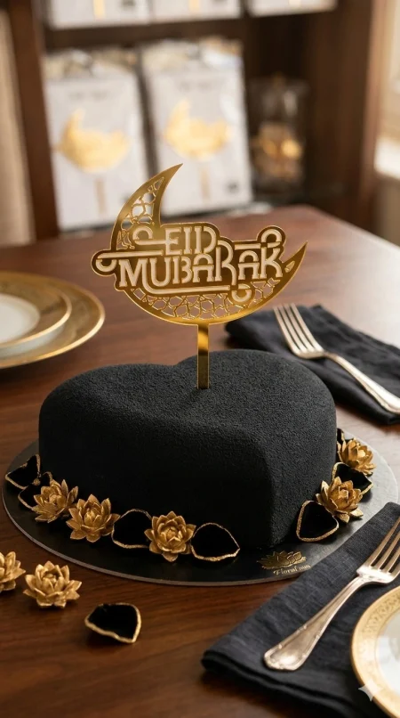 Eid Mubarak Cake Topper