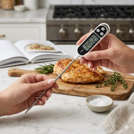 White Digital Food Thermometer