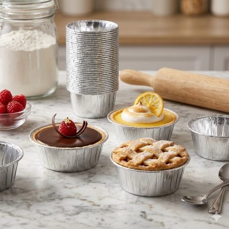 Silver Foil Cupcake Liners – Pack of 50 Pcs